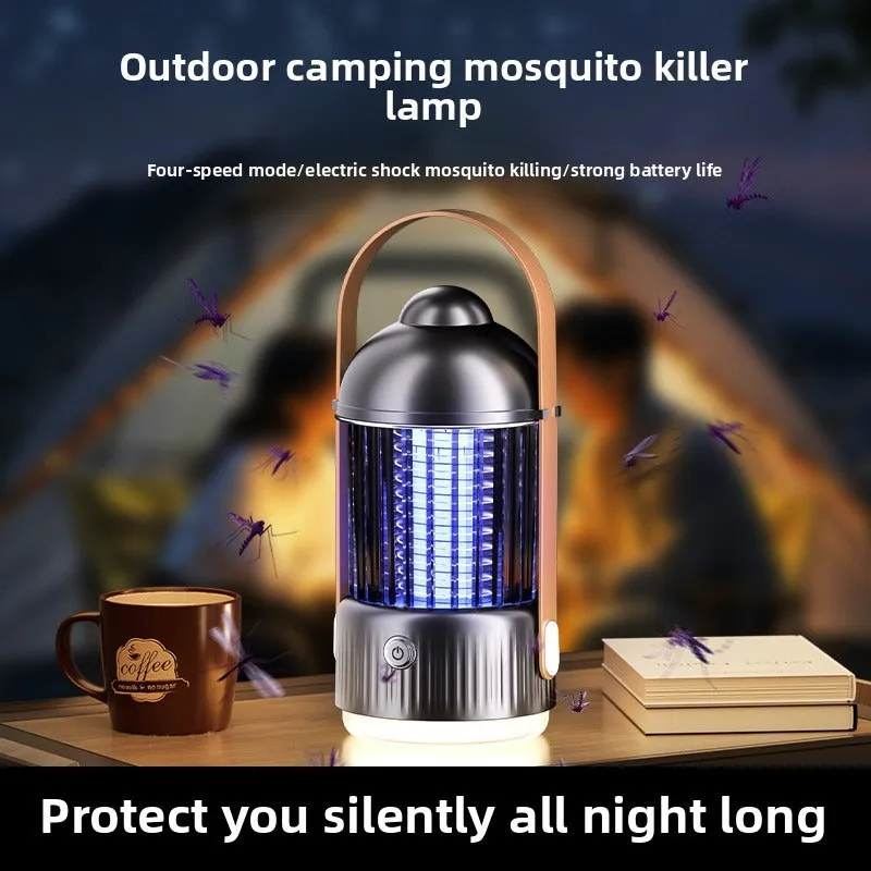 New Camping Light Mosquito Killer Flashlight 2025 Electric Shock Mosquito Repeller Indoor Outdoor Camping Lights