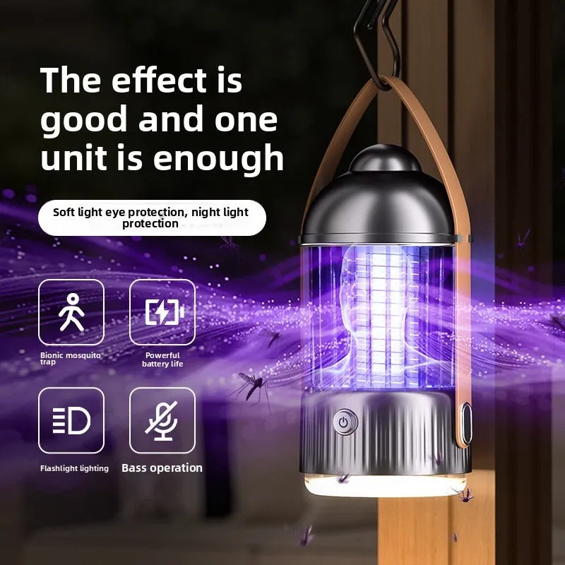 New Camping Light Mosquito Killer Flashlight 2025 Electric Shock Mosquito Repeller Indoor Outdoor Camping Lights