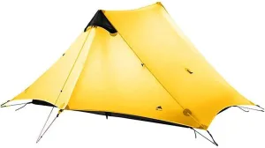 NIEH 2 Person Tents Camping Folding Camping Tent Outdoor Sun Shade Double Layer Backpacking Tent 3-4 Seasons Easy Set Up for Outdoors Camping