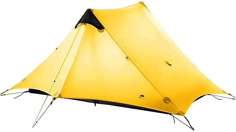NIEH 2 Person Tents Camping Folding Camping Tent Outdoor Sun Shade Double Layer Backpacking Tent 3-4 Seasons Easy Set Up for Outdoors Camping