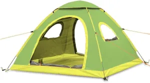 NIEH Camping Tents, 3-4 Person Outdoor Camping Tent | Automatic Quick Opening Rain Dome Tent | Family-Camping, Fishing, Picnicking,