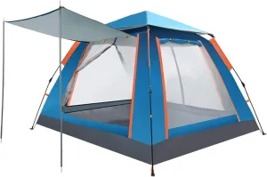 NIEH Tent 3-4 Person Windbreak Camping Tent Waterproof Sun Anti UV Tourist Automatic Tents for Outdoor Hiking Beach Travel Outdoor