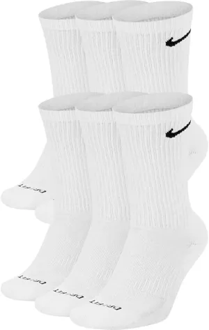 Nike Men's Dri-Fit Training Cotton Cushioned Crew Socks (6 Pair)