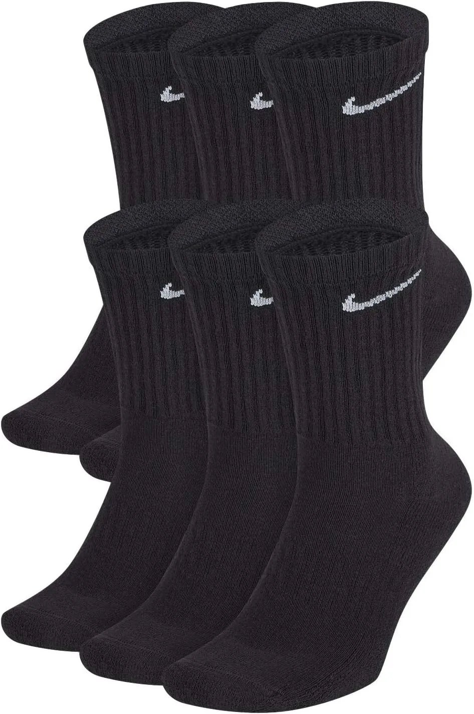 Nike Men's Dri-Fit Training Cotton Cushioned Crew Socks (6 Pair)