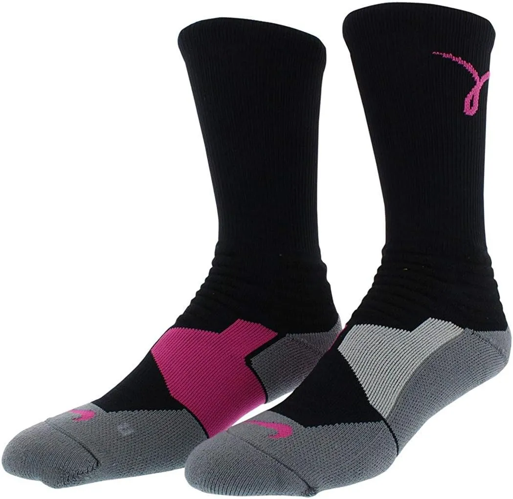 Nike Men's Hyper Elite Cushioned Kay Yow Basketball Crew Socks