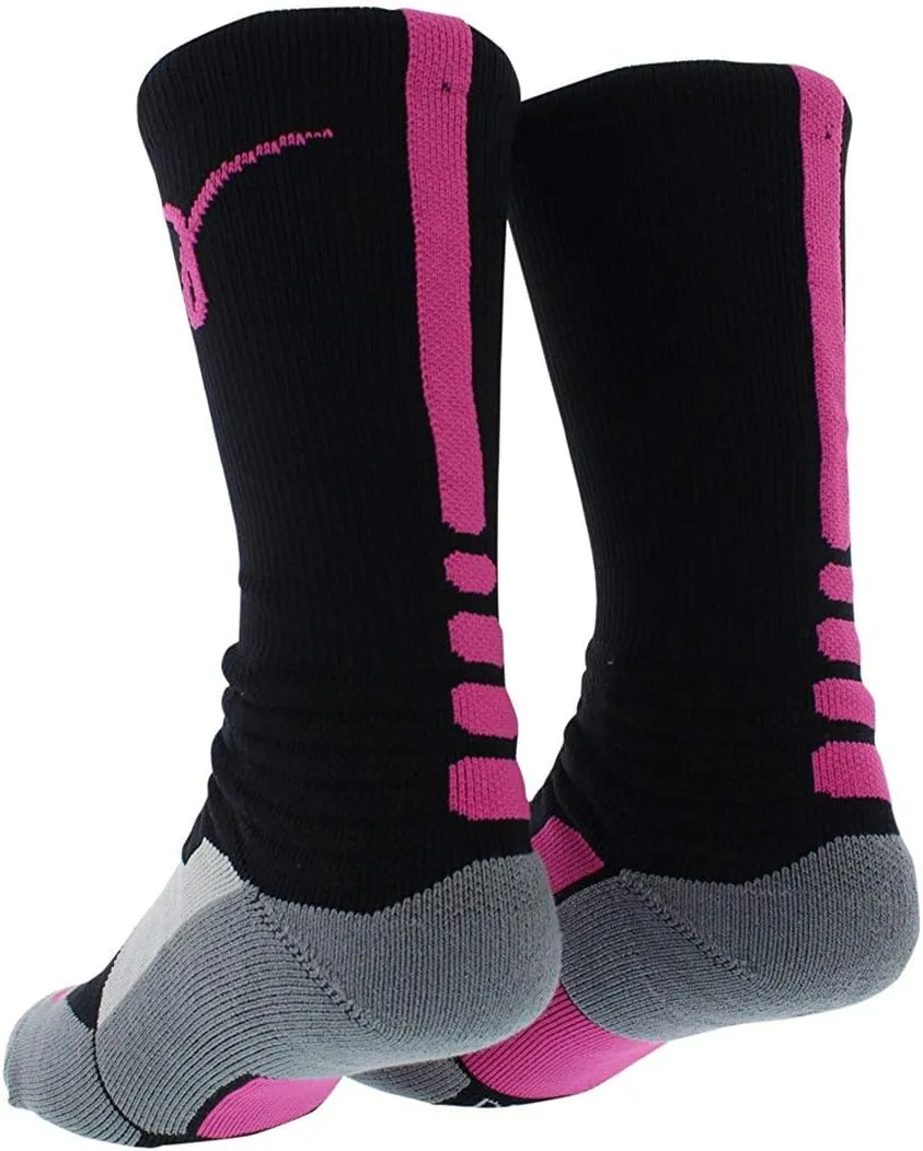 Nike Men's Hyper Elite Cushioned Kay Yow Basketball Crew Socks