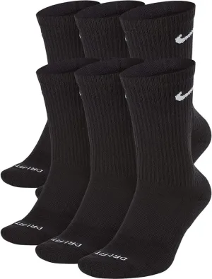 Nike Training Cotton Cushioned Crew Socks 6 Pack 8-12