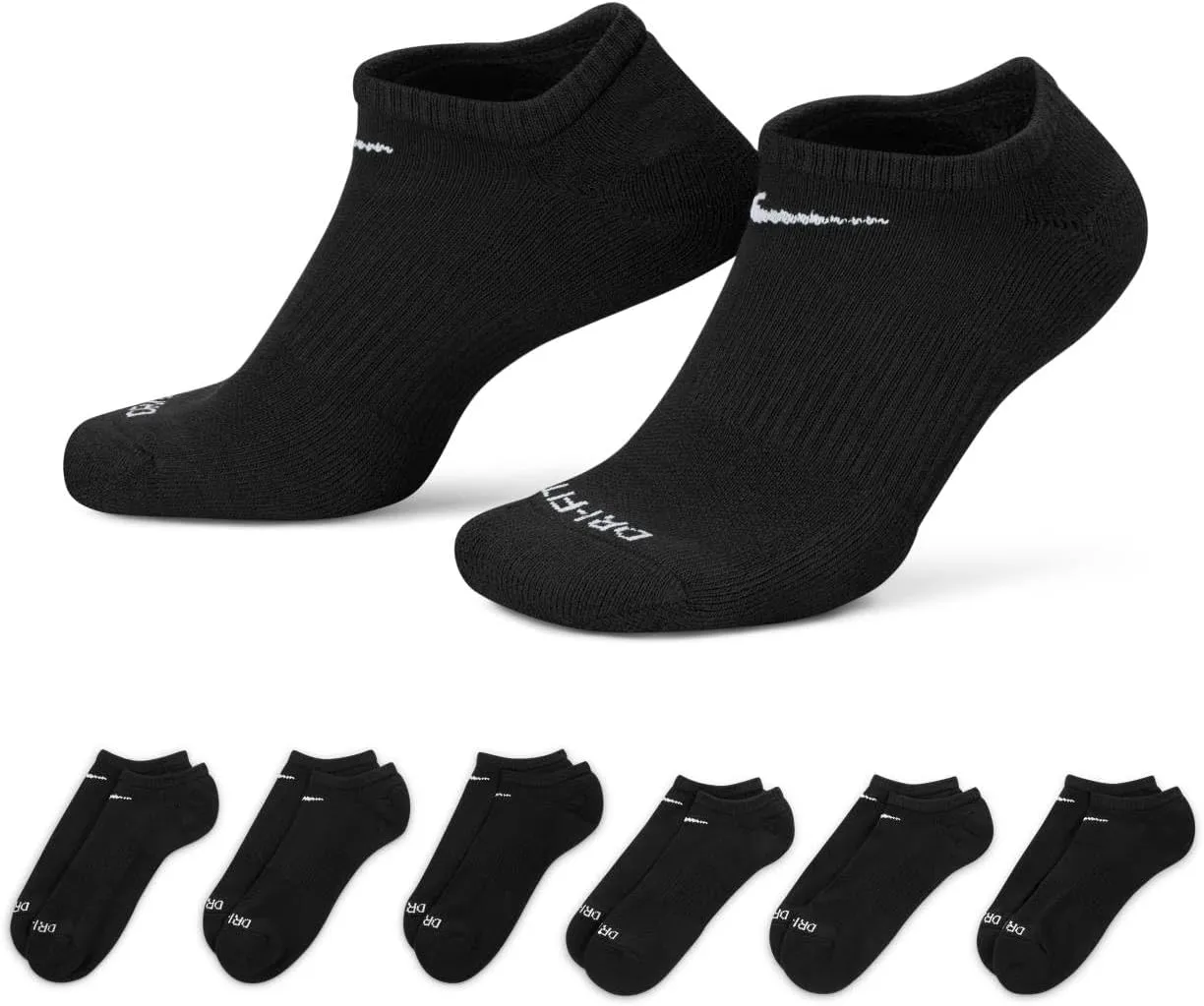 Nike Women's Everyday Plus Cushioned Socks 6 pack