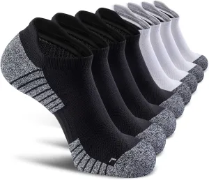 No Show Sports Compression Socks for Men and Women Circulation 4/8 Pack