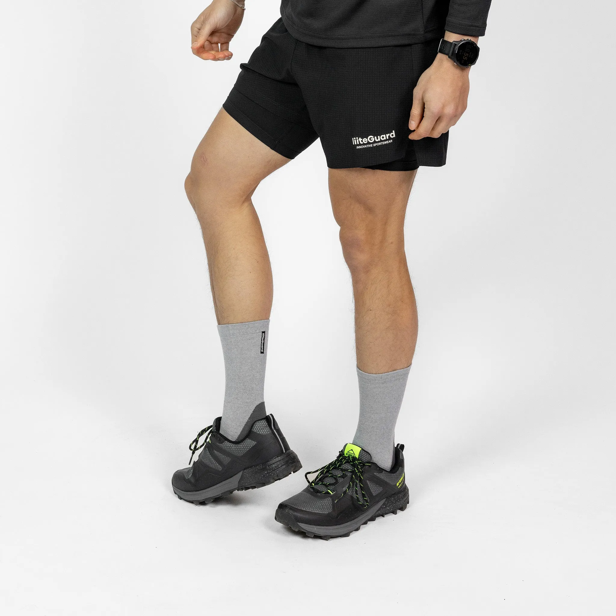 NR2 CREW MERINO HIKING SOCKS - Light Grey