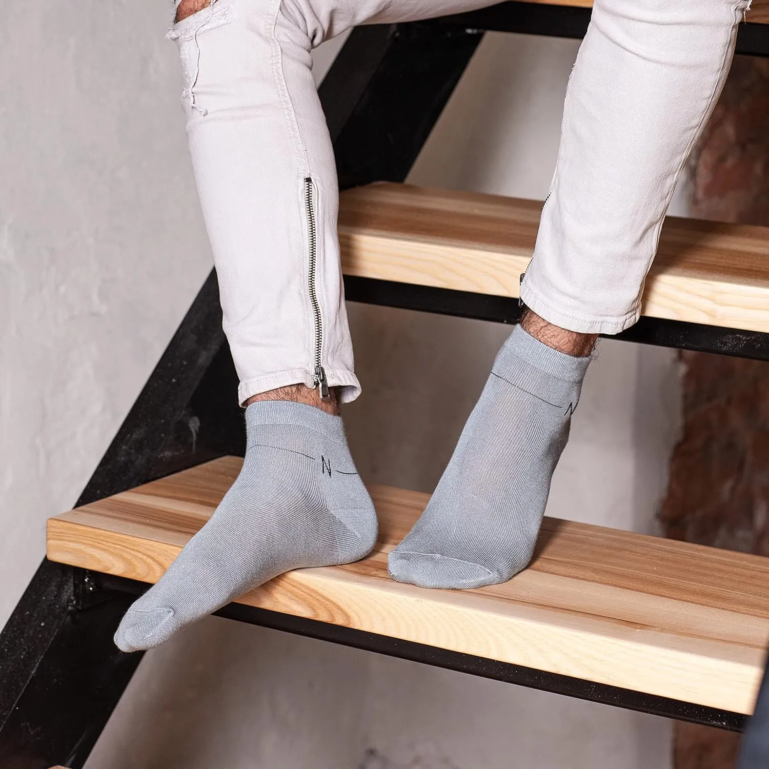 NUDUS UNDERWEAR Bamboo Rayon Classic Dress Socks 5-Pair Gift Box - Very Soft Thin Breathable