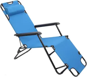 Ochine 2-Position Classic Folding Backpack Beach Chair, Aluminum Lightweight and Portable Foldable Outdoor Camping Chair