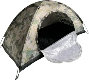 One Man Tent, 1 Person Tent Waterproof Windproof UV-Resistant One Man with Mesh Ventilated Bug-Proof Backpacking Foldable Portable Camping for Traveling, Beach, Hiking