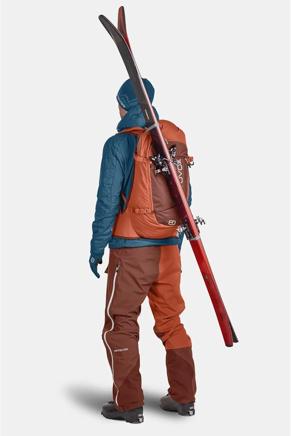 Ortovox Tour Rider 30L Ski Touring Backpack, Desert Orange