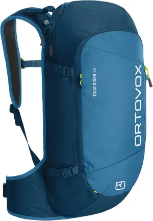 Ortovox Tour Rider 30L Ski Touring Backpack, Petrol Blue