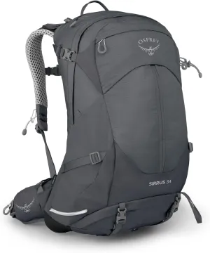 Osprey Sirrus 34L Women's Hiking Backpack, Tunnel Vision Grey
