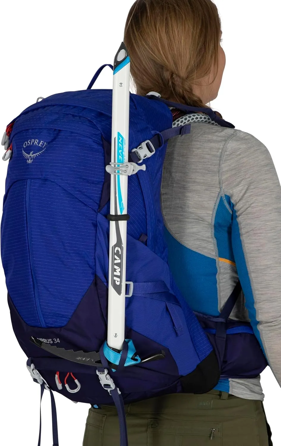 Osprey Sirrus 34L Women's Hiking Backpack, Tunnel Vision Grey