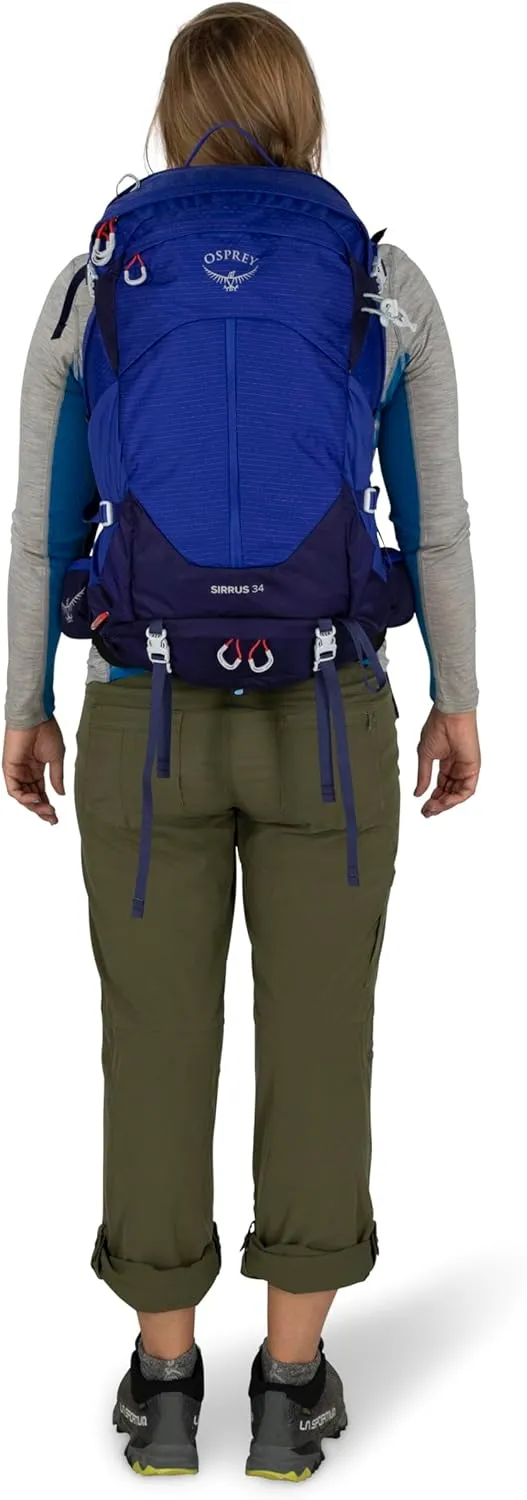 Osprey Sirrus 34L Women's Hiking Backpack, Tunnel Vision Grey