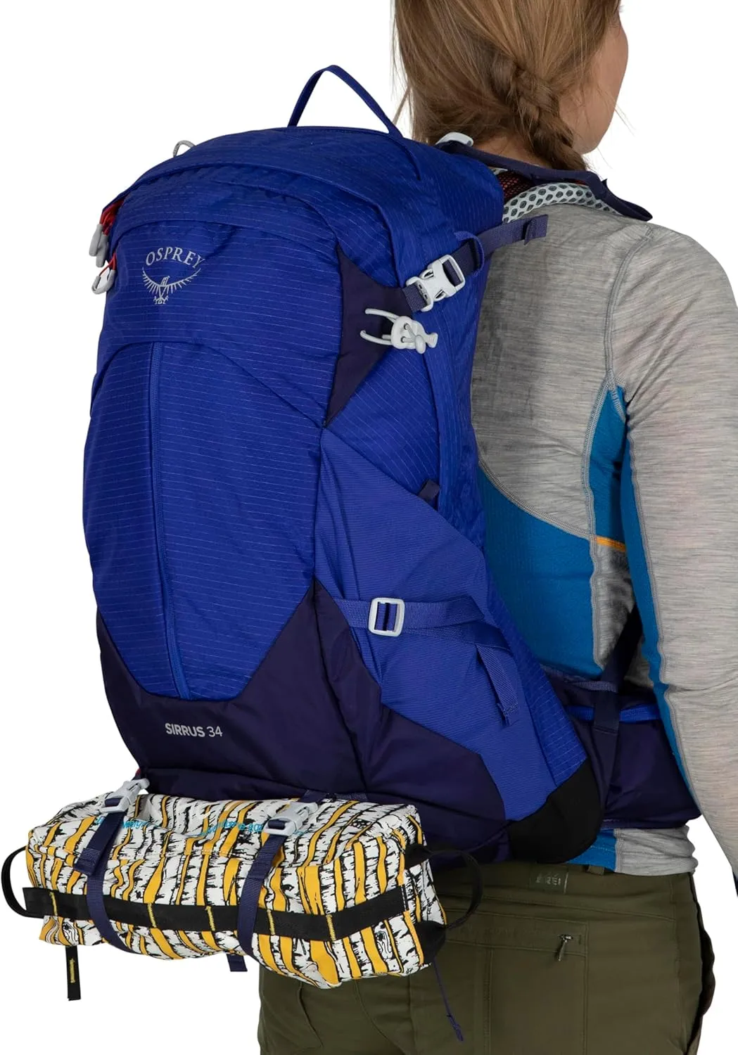 Osprey Sirrus 34L Women's Hiking Backpack, Tunnel Vision Grey