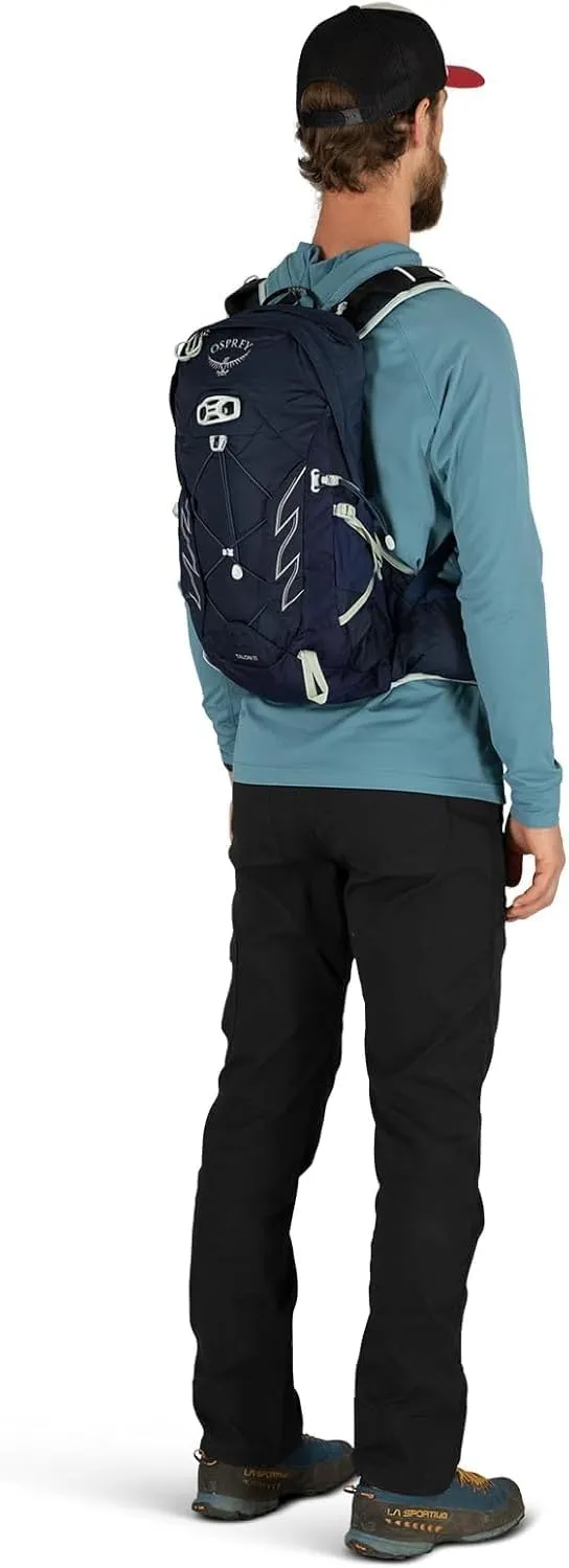 Osprey Talon 11L Men's Hiking Backpack with Hipbelt, Sawdust/Earl Grey, L/XL