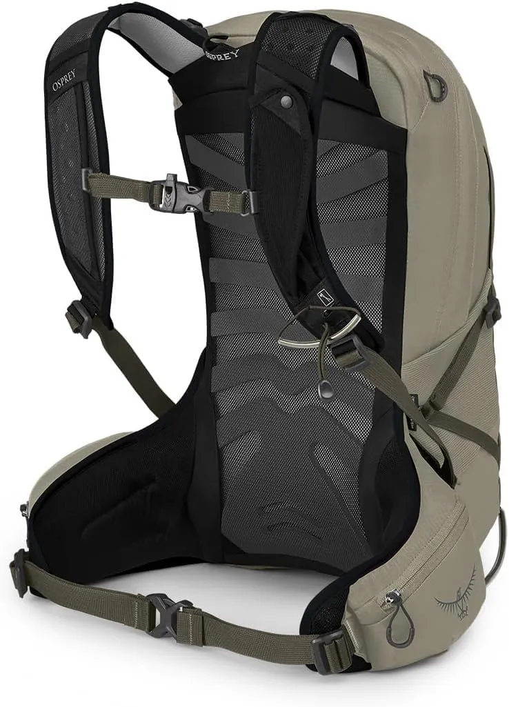 Osprey Talon 11L Men's Hiking Backpack with Hipbelt, Sawdust/Earl Grey, L/XL