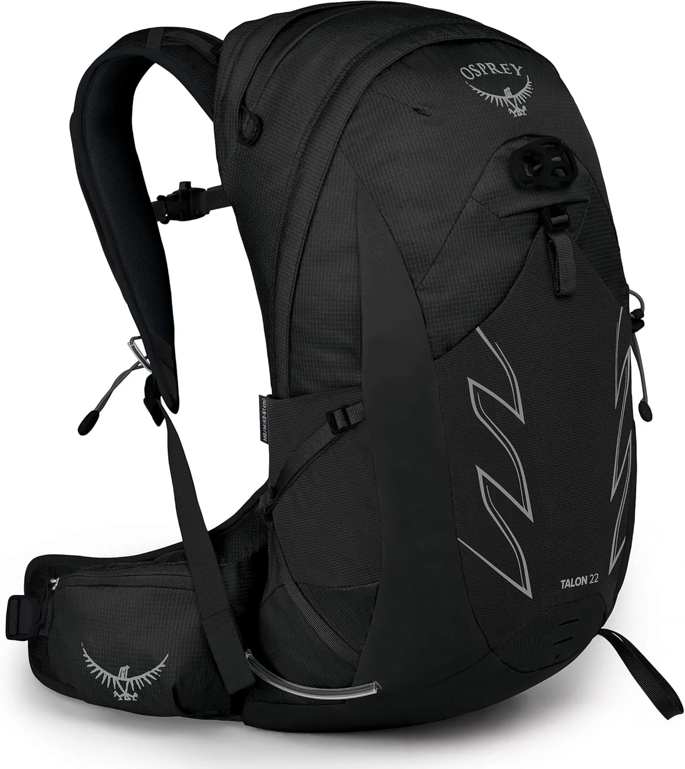 Osprey Talon 22L Hiking Backpack - Stealth Black XL