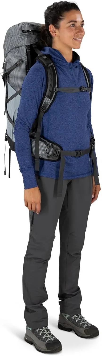 Osprey Tempest Pro 40L Women's Hiking Backpack with Hipbelt, Mars Orange, WXS/S