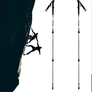Outdoor 3K Carbon Telescopic and Foldable Hiking Sticks, Slip - Resistant, Perfect for Every Hiking Enthusiast