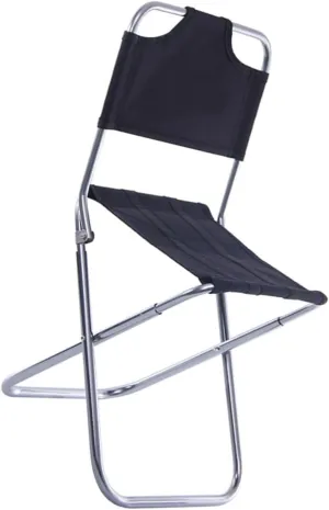 Outdoor Aluminum Alloy Folding Stool Camping Chair Portable Fishing Seat