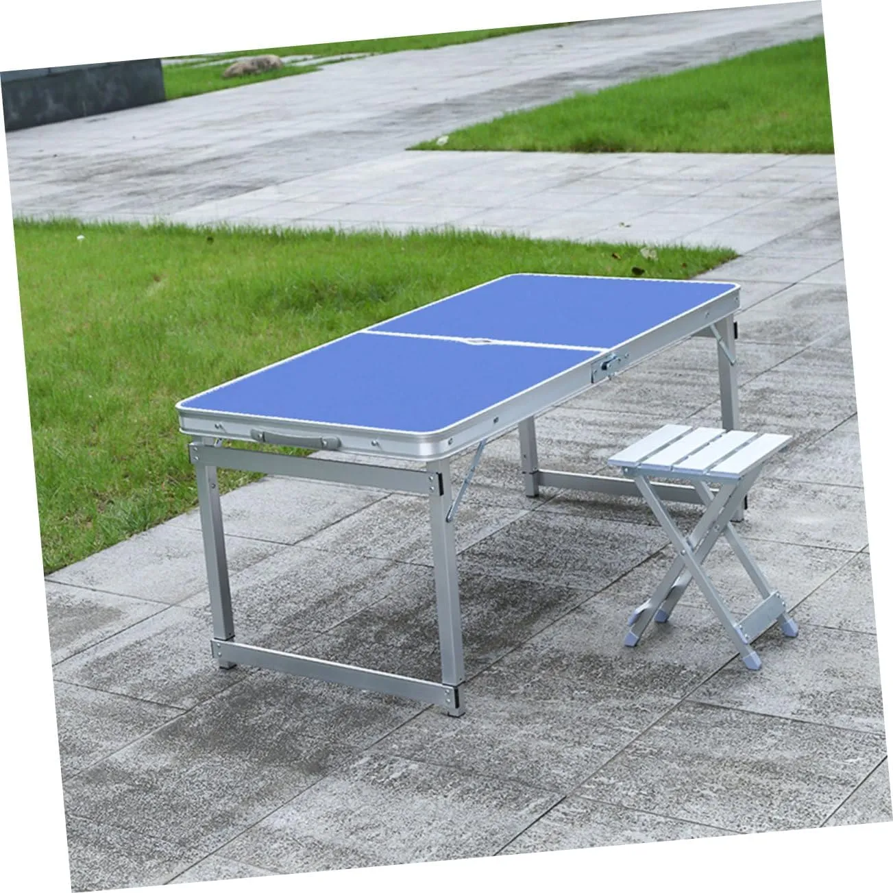 Outdoor Camping Chair Aluminum Alloy Stool Strong Load-Bearing Capacity Simple and Practical for Kitchen and Garden