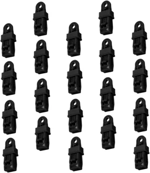 Outdoor Camping Supplies 20pcs Tarp Clips Tarp Tent Ground Fixator Tools