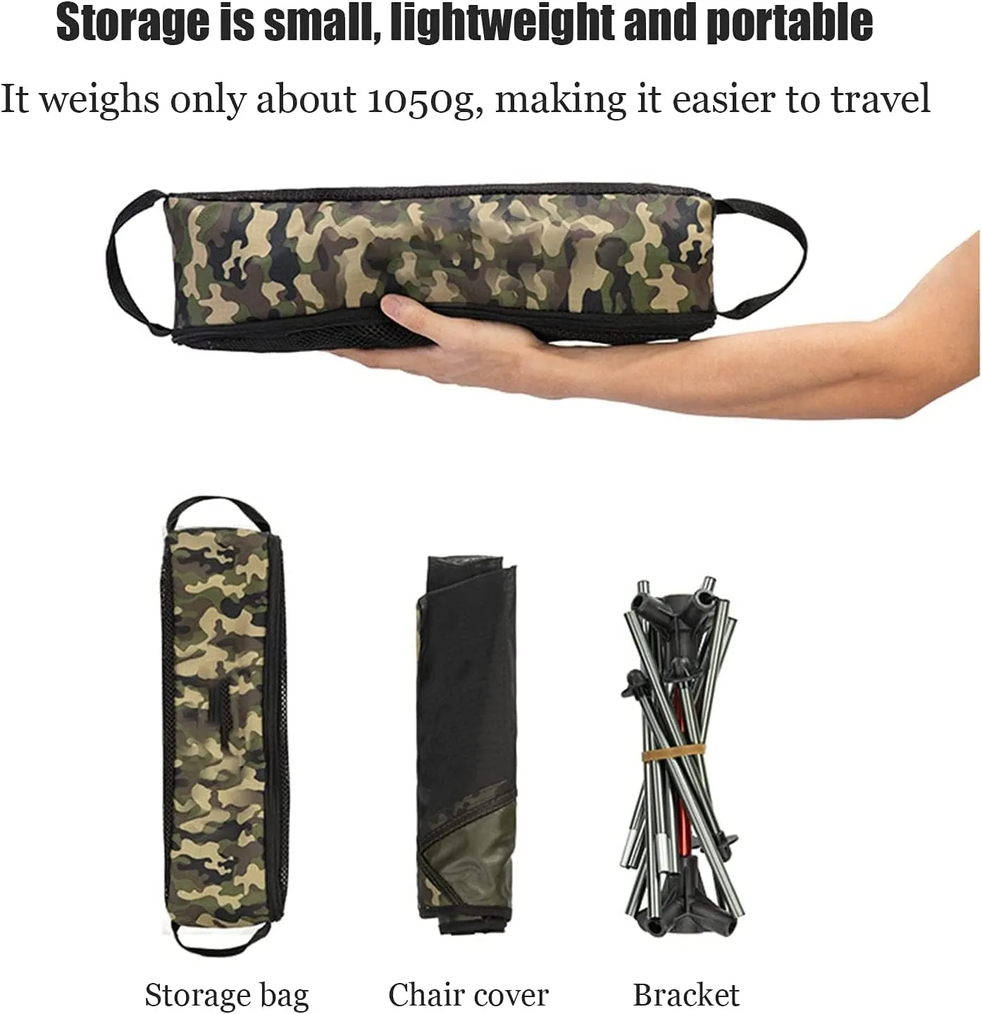 Outdoor Chair Folding Camping Beach Portable Simple Backrest Sketching Seat Stool with Mesh Fabric Foldable