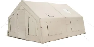 Outdoor Inflatable Camping Tent with Air Pump, 13m2 Glamping Tents, Easy Setup 4 Season Windproof House for Fishing, Camping & Hiking,480 X 360 X 250cm
