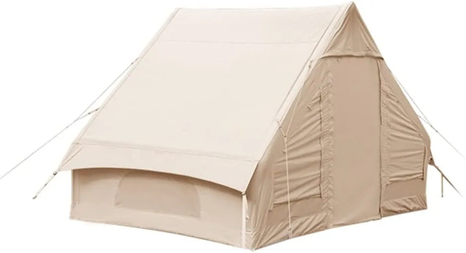 Outdoor Inflatable Camping Tent with Pump,4-6 Person Glamping Tents,Easy Setup Waterproof House for Fishing,Camping Hiking