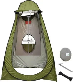 Outdoor Popping Shower Tent Setup Beach Camping Hiking Portable Changing Dressing Room Mobile Toilet Instant Tent Sun Shelter