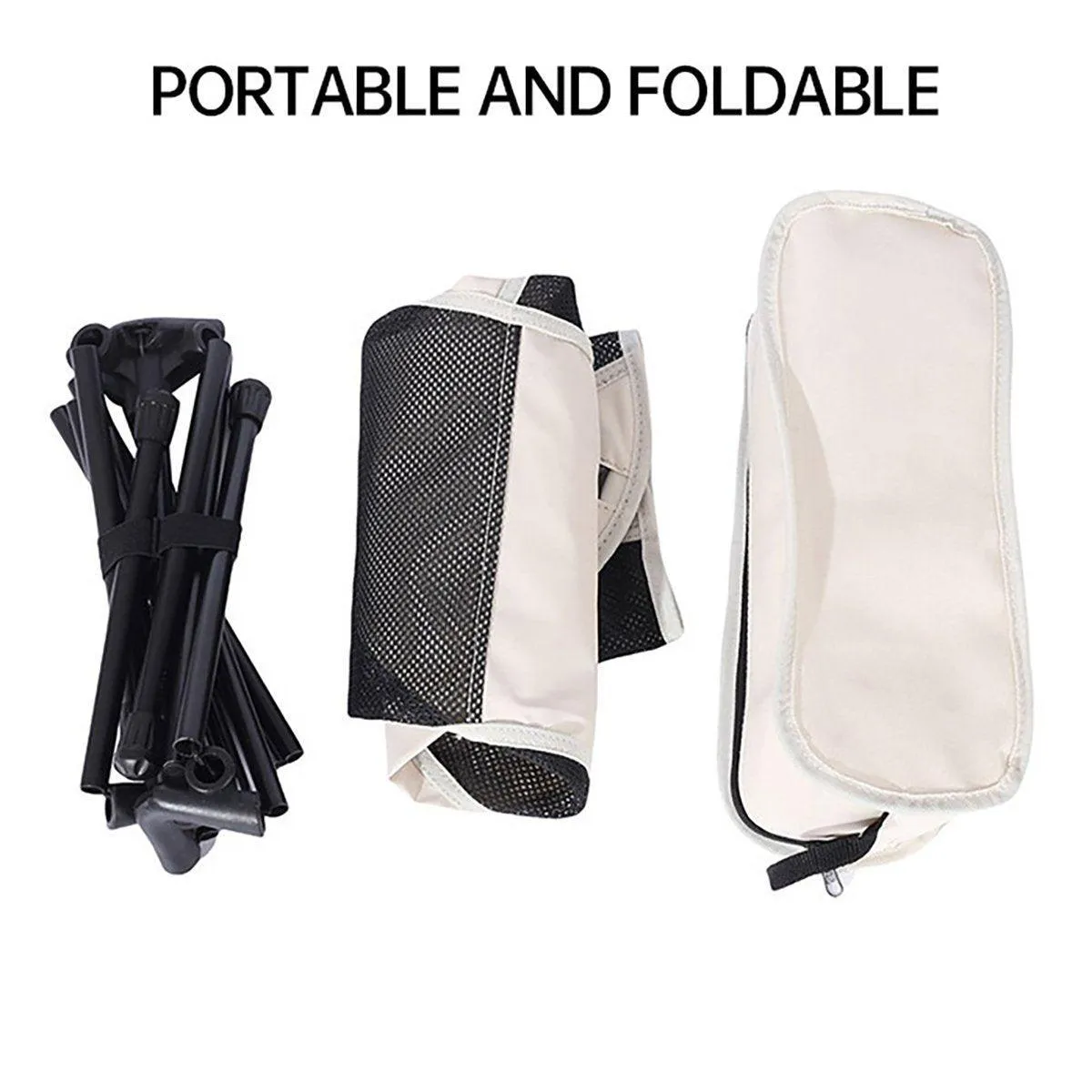 Outdoor Portable Lightweight Folding Camping Chair High Back Fishing Chair