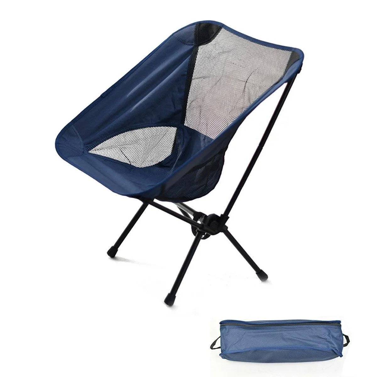 Outdoor Portable Lightweight Folding Camping Chair High Back Fishing Chair