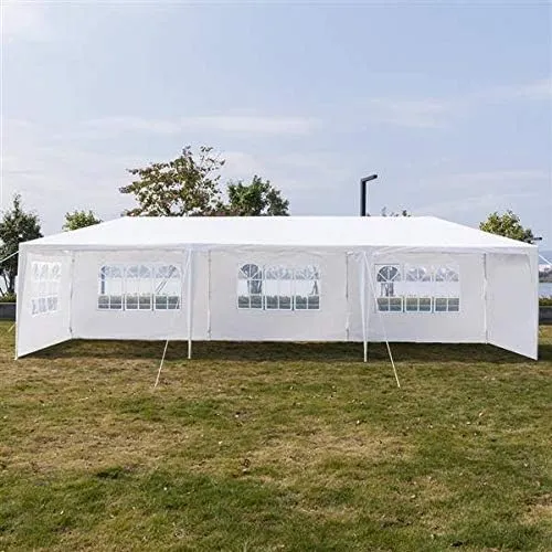 Outdoor Tent - Portable Waterproof UV Protection Instant Tent Shelter Outdoor for Wedding/Yard/Patio/Camping/Party/Backyard/Garden with Removable Sidewalls