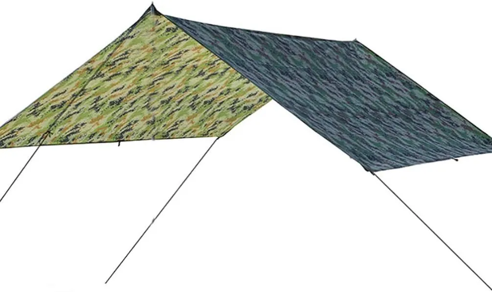 Outdoor Tent Tarp Camping Tent Canopy Waterproof Tent Rain Fly Cover for Outdoor