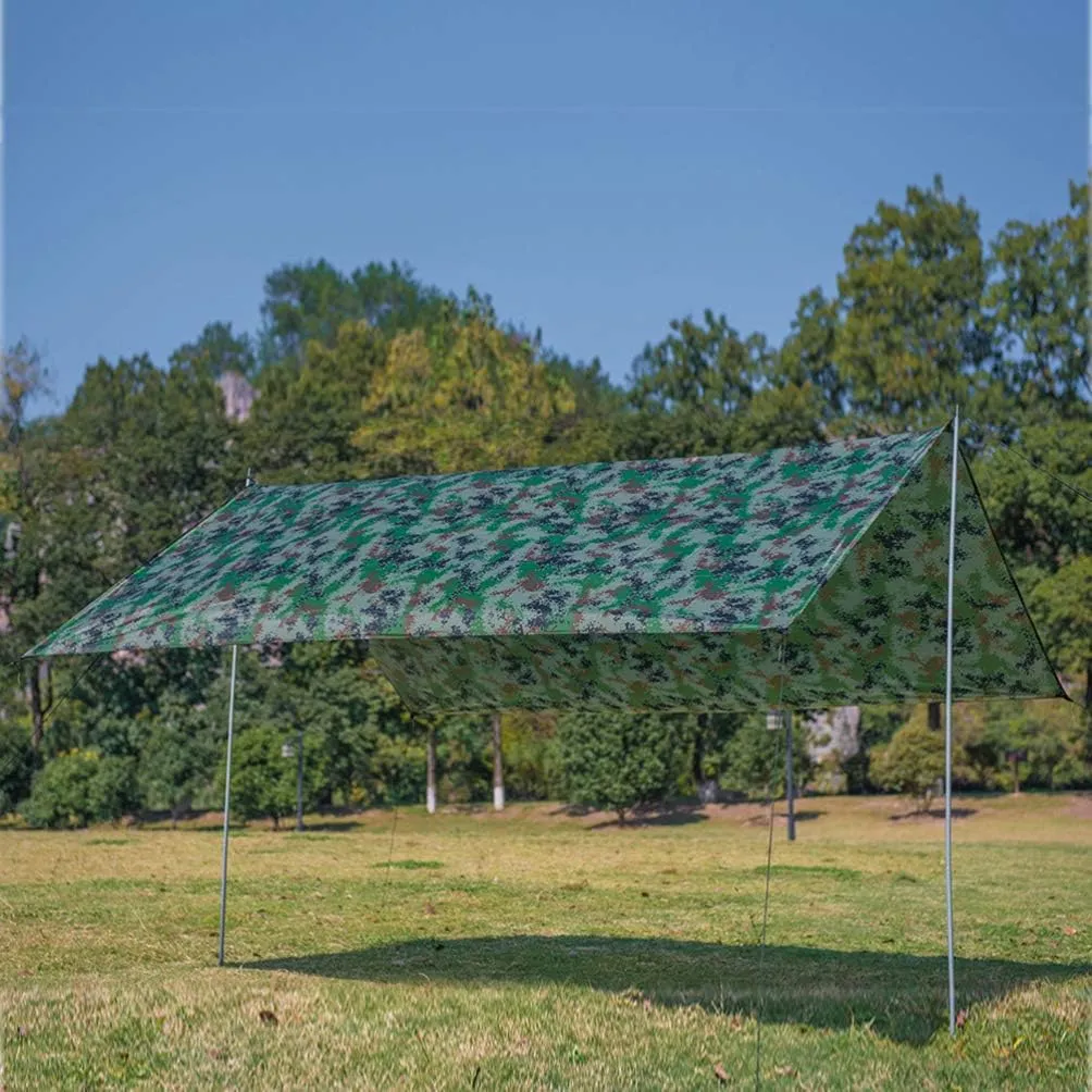 Outdoor Tent Tarp Camping Tent Canopy Waterproof Tent Rain Fly Cover for Outdoor
