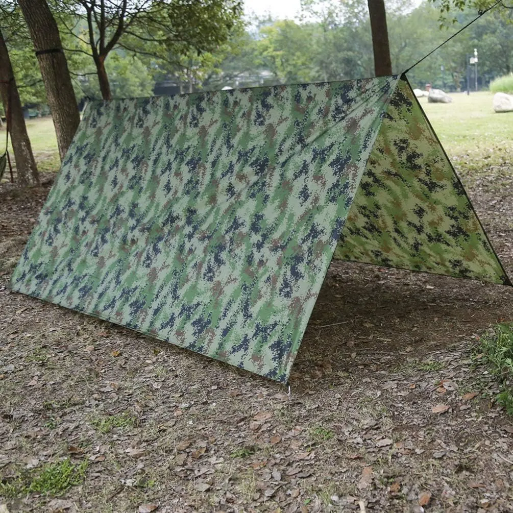 Outdoor Tent Tarp Camping Tent Canopy Waterproof Tent Rain Fly Cover for Outdoor