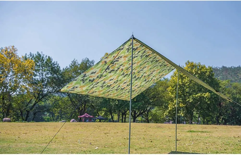 Outdoor Tent Tarp Camping Tent Canopy Waterproof Tent Rain Fly Cover for Outdoor