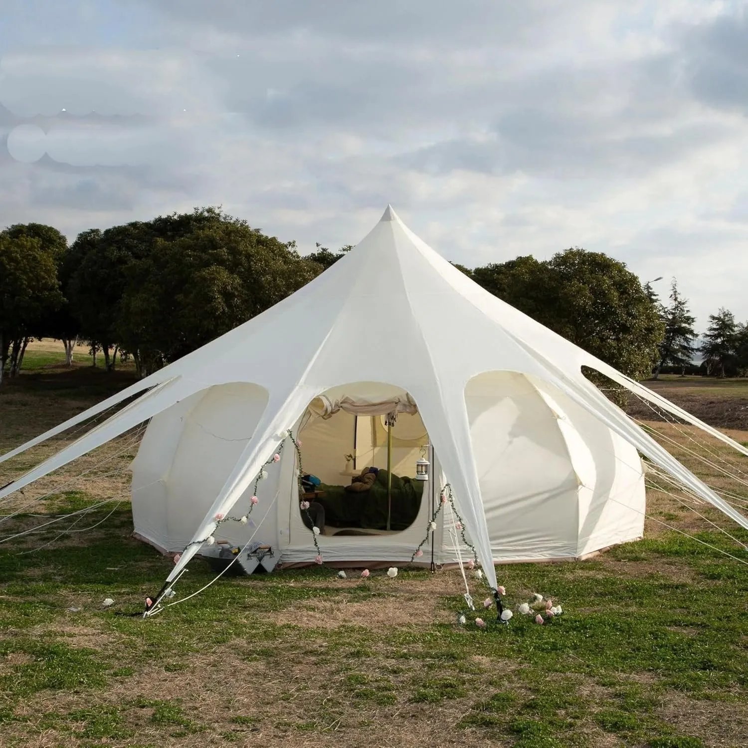 Outdoor Water Drop Tent Camp Accommodation Thickened Rainproof and Windproof Tent