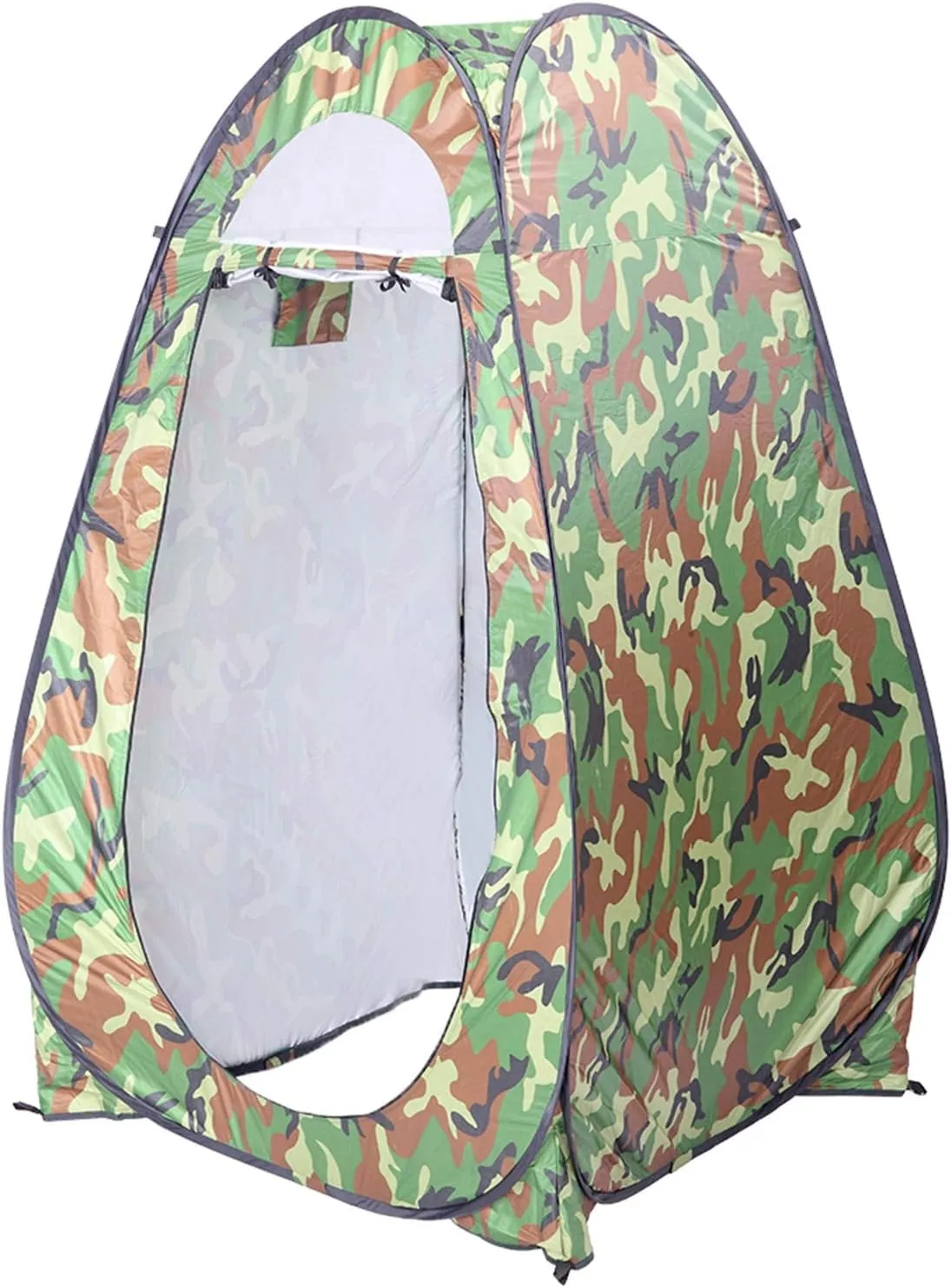 Outvita Pop Up Shower Tent, Instant Privacy Camping Changing & Toilet Tent, 6.23FT Portable Outdoor Shelter for Hiking Fishing Picnic Beach with Carring Bag 4 Stakes