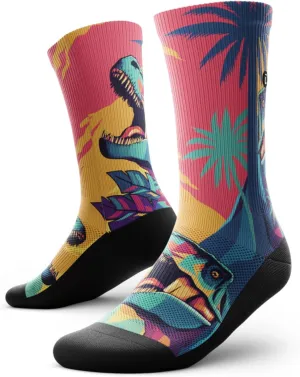 Outway Crew Socks for Men & Women, Breathable, Moisture-Wicking Athletic Socks with Arch Support, Colorful, Durable Blend