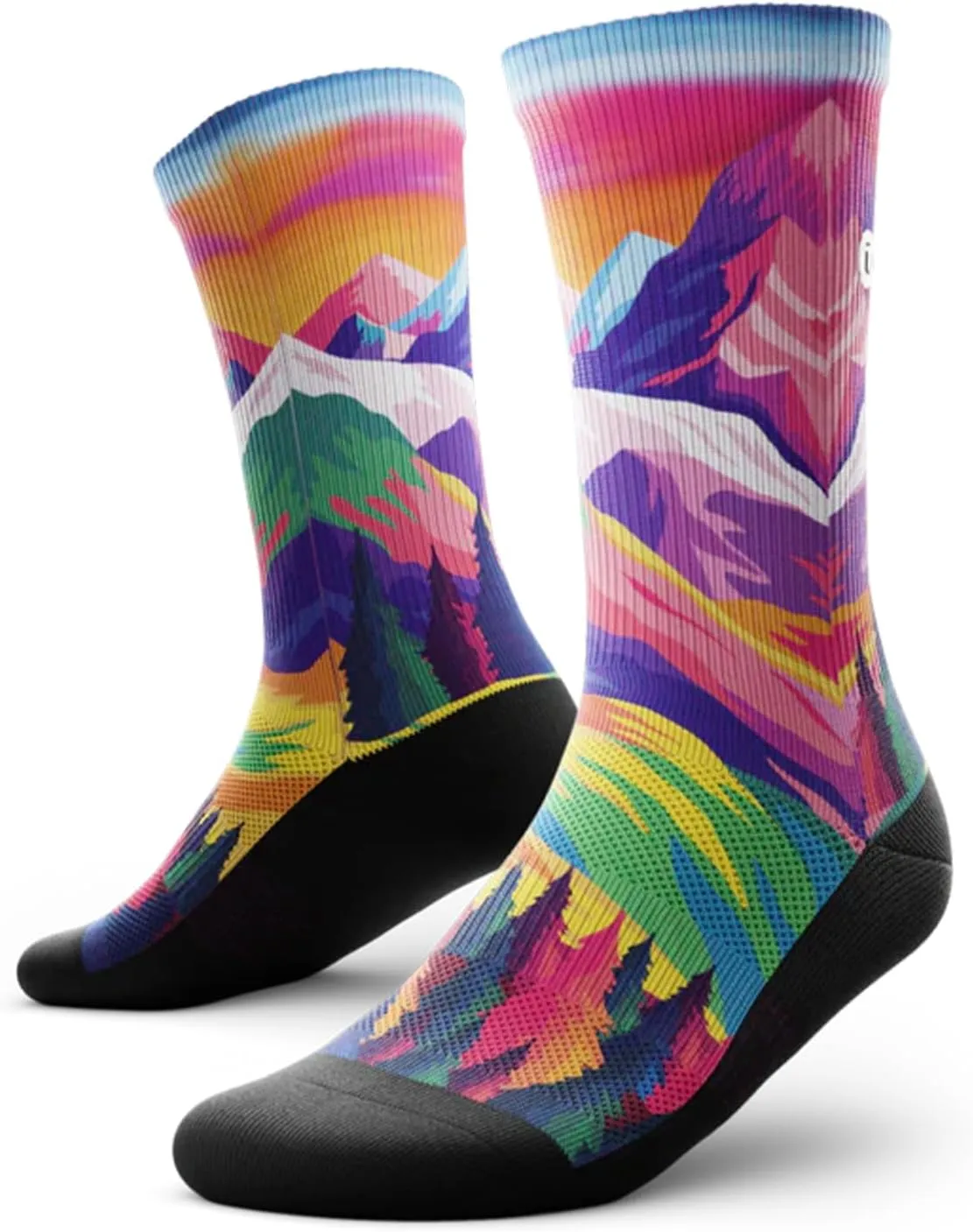 Outway Novelty Crew Socks for Men & Women, Breathable, Moisture-Wicking Athletic Calf Socks with Arch Support