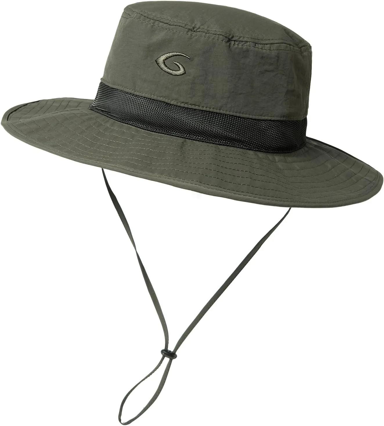 Oversized XL XXL Waterproof Sun Hat for Big Heads Mesh Bucket Hat Wide Brim Adjustable Packable Hiking Beach Fishing