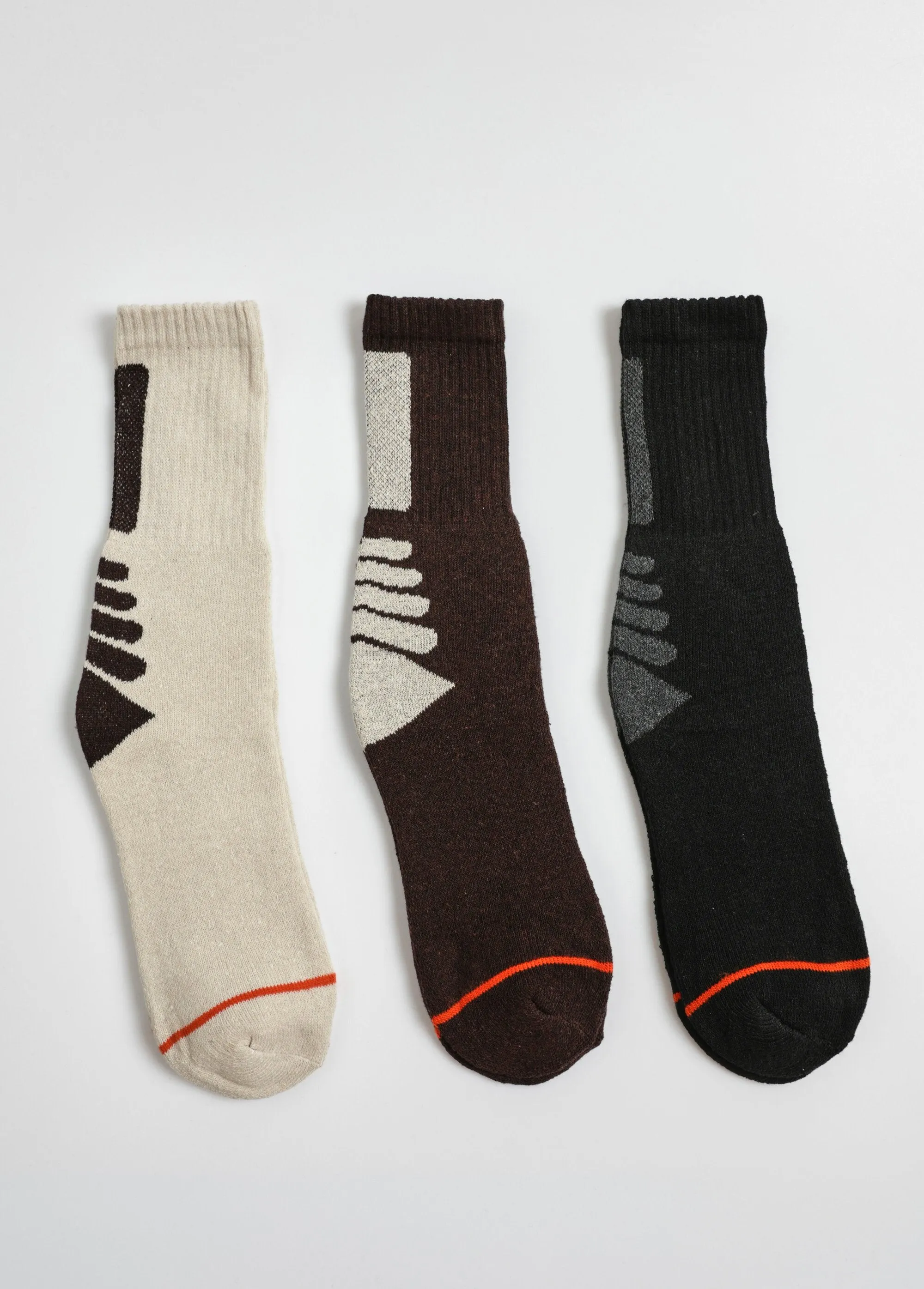 Pack of 3 comfortable hiking socks