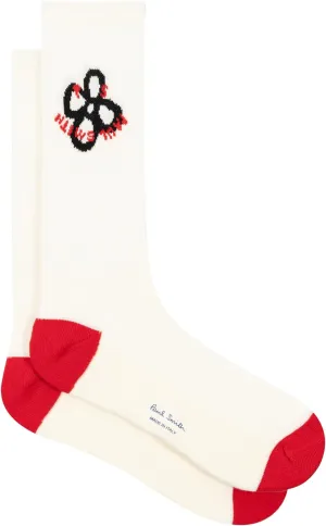 Paul Smith Men's Happy Flower Socks