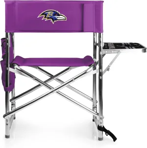 PICNIC TIME NFL Unisex-Adult NFL Sports Chair with Side Table, Beach Chair, Camp Chair for Adults